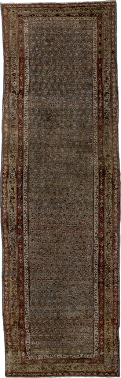 Antique Malayer Runner Rug (4' x 13')